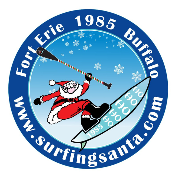 Surfing Santa Logo